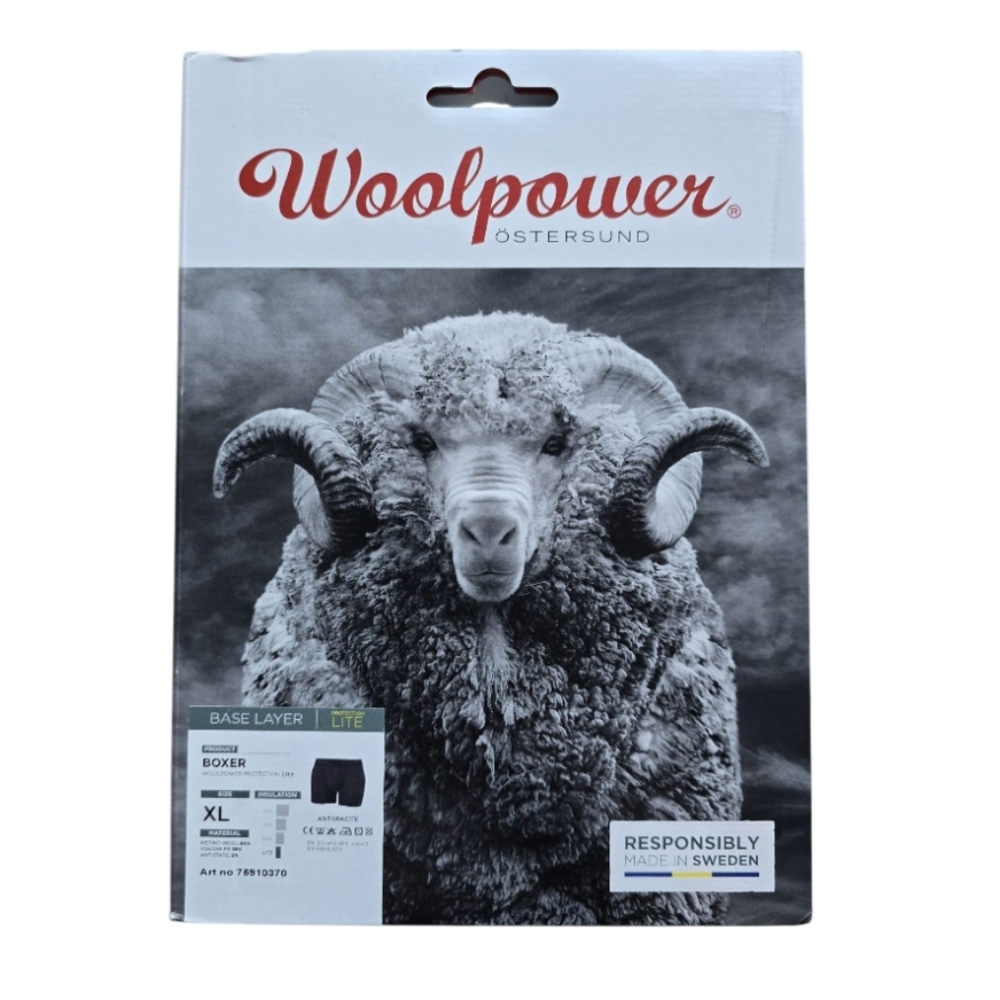 Woolpower Wool Power Protection Lite Base Layer Boxer Anthracite